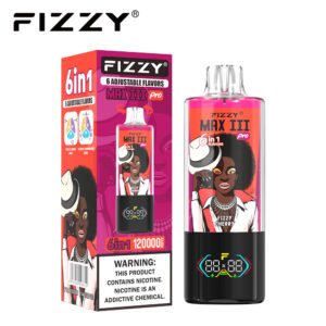 MAX III PRO 6IN1 120K — BLUEBERRY ICE / FIZZY CHERRY / RASPBERRY LEMON